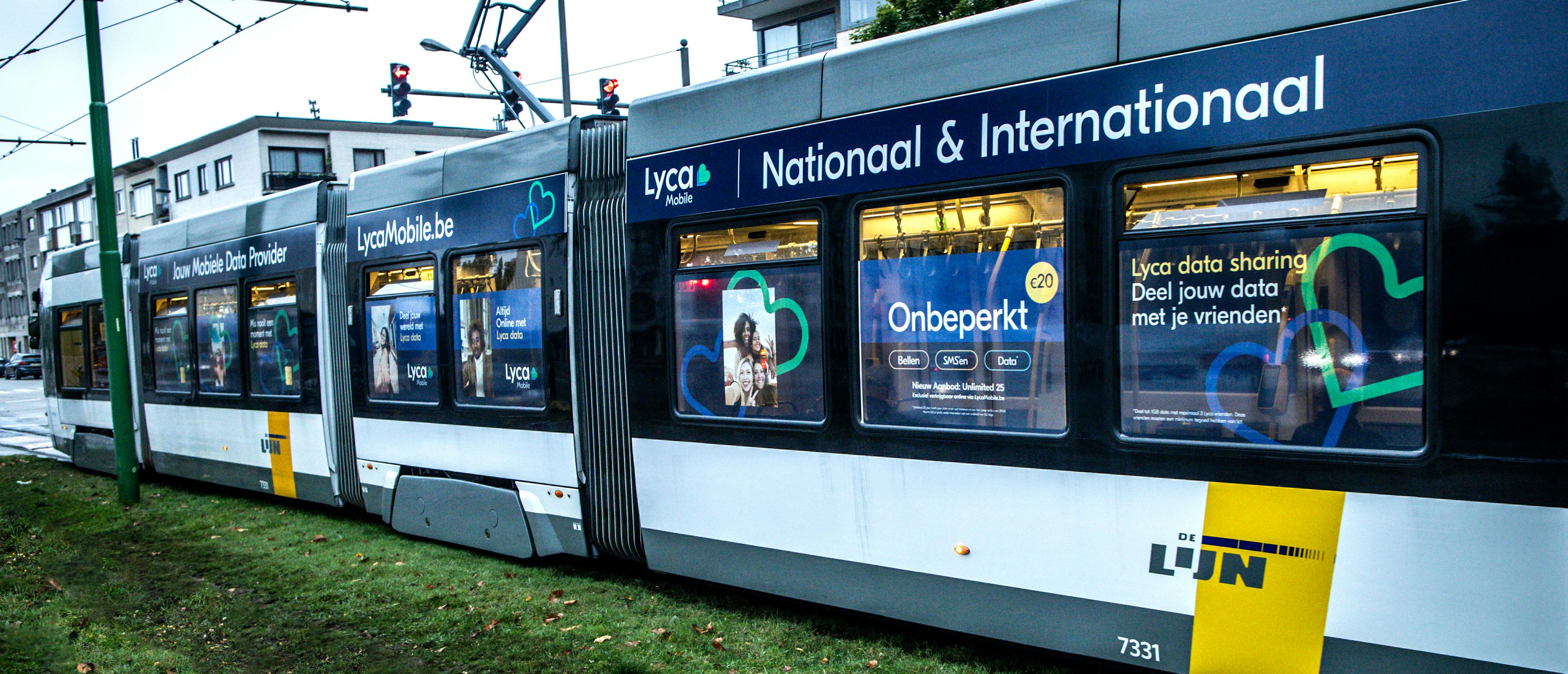Tram - Side pack - Lyca Mobile