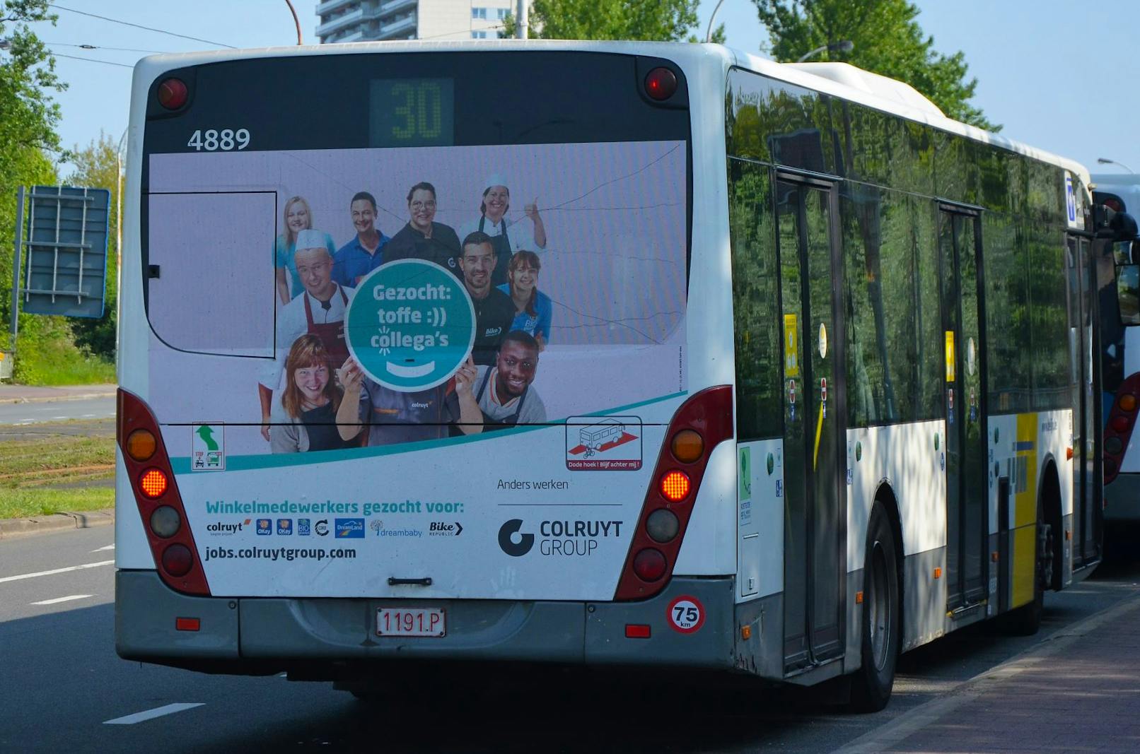 Colruyt group full back bus