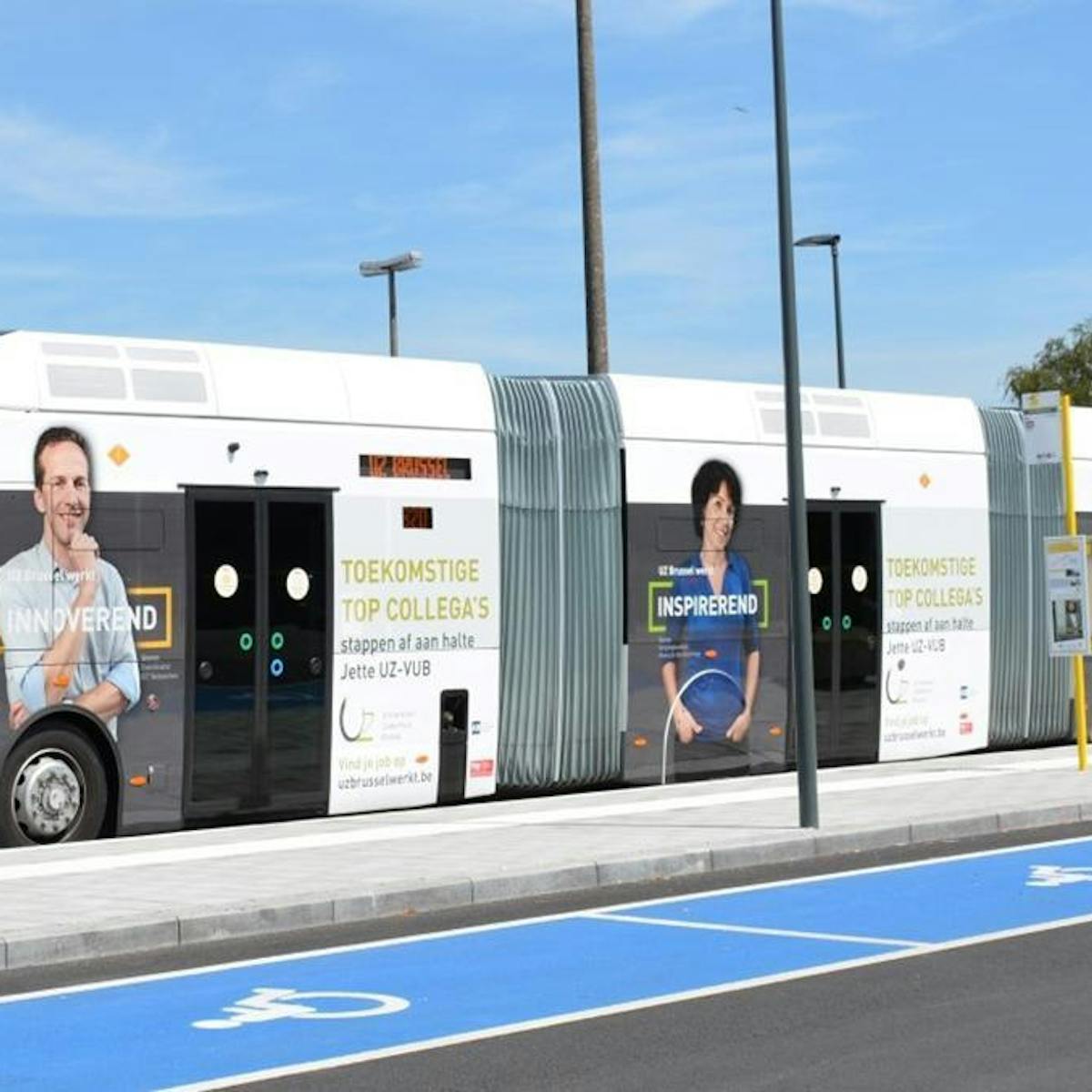 Trambus - Full wrap - UZ Brussel 1