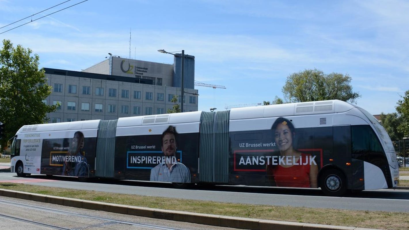 Trambus - Full wrap - UZ Brussel 4