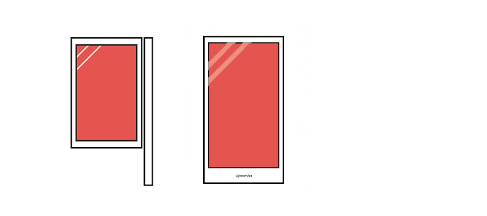 Digitale schermen Antwerpen vector